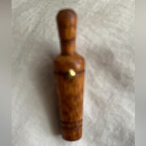 Vintage Custom Cherry Goose Call Unbranded tie tack  1.5”